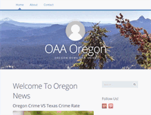 Tablet Screenshot of oaaoregon.com